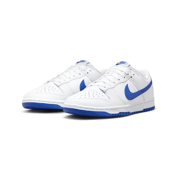 Size 12 • Nike Dunk Low Retro • White / Hyper Royal • Cross-Posted • Firm - Picture 3 of 9